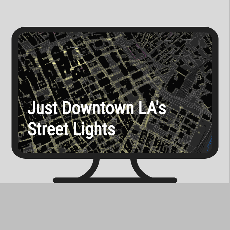 Just Downtown LA's Street Lights