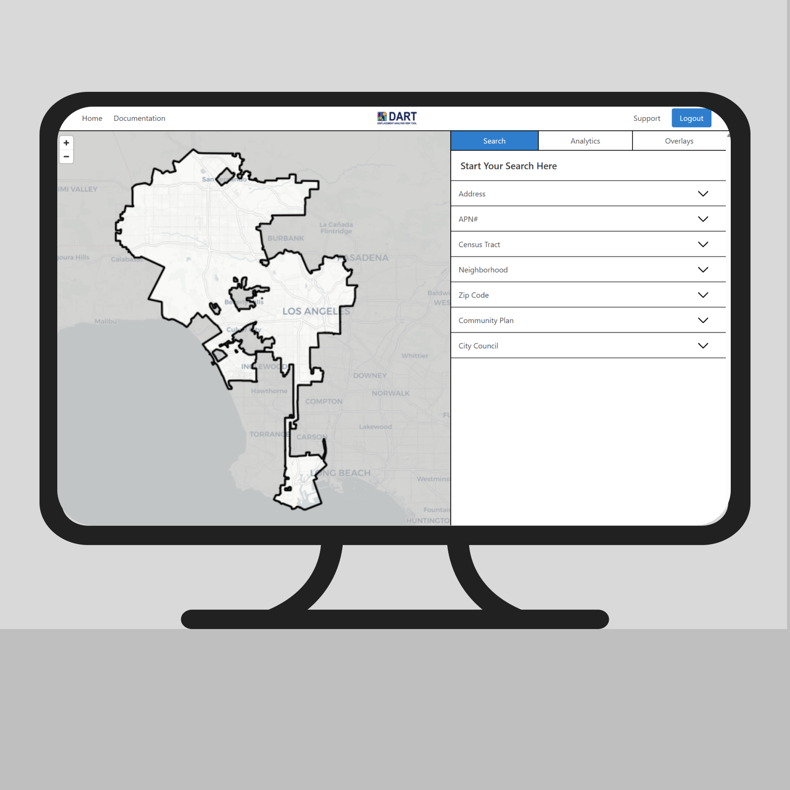 Interactive Map | Displacement Analysis Risk Tool